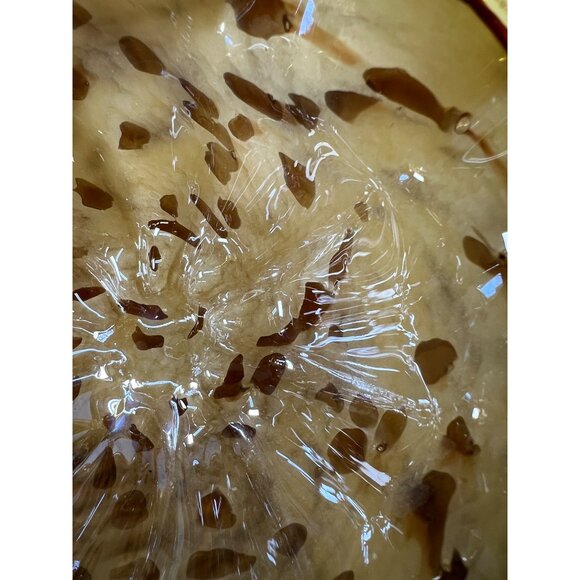 Murano Glass Basket Tortoise Shell, Italain - Picture 5 of 6